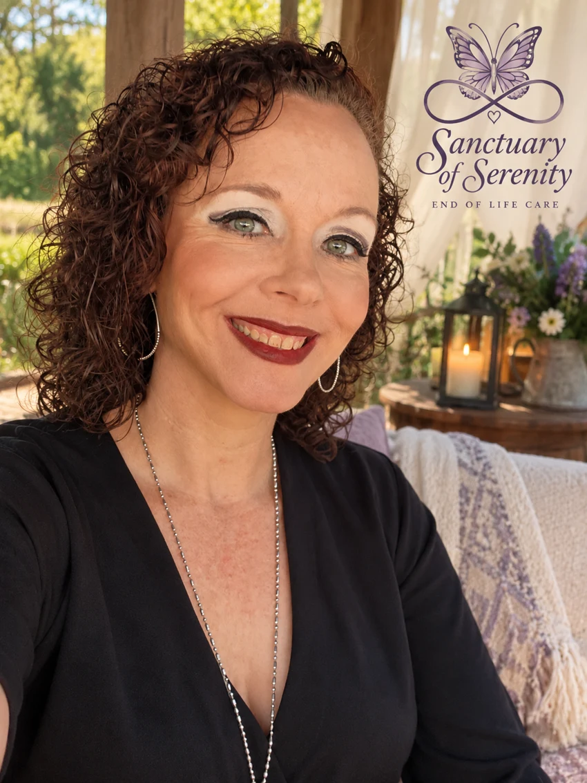 Jo, the heart behind Sanctuary of Serenity End of Life Care.